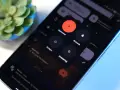 Menu telefonu z opcją "Wyłącz", pokazujące jak wyłączyć telefon. Obok przyciski alarmowe i blokada.