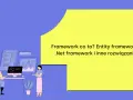 Zespół pracuje nad projektem, omawiając .Net framework i inne rozwiązania.