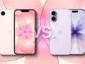 Różowe i fioletowe iPhone'y obok siebie, porównanie modeli. Jaki jest najnowszy iPhone?