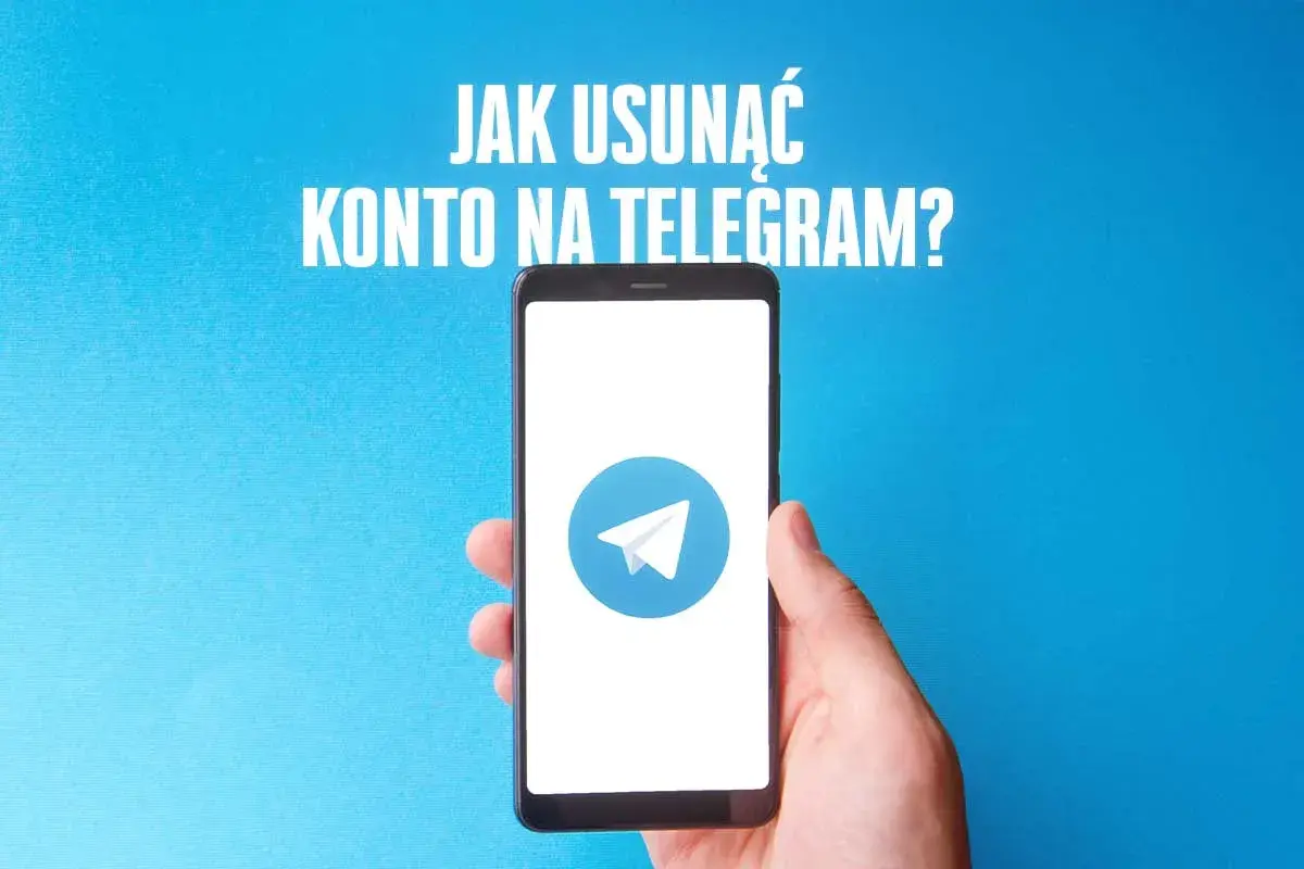 Chcesz wiedzieć, jak usunąć konto na Telegram? Na ekranie telefonu widać logo aplikacji.
