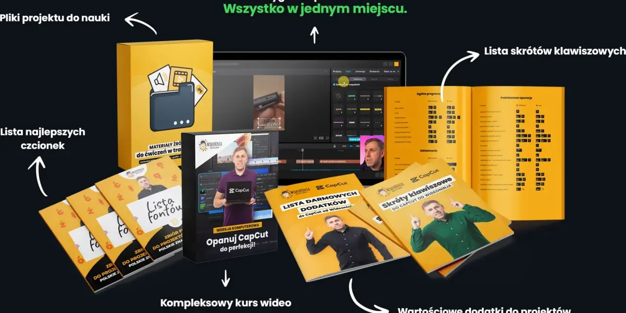 Opanuj CapCut za darmo z materiałami do nauki, listą czcionek, dodatków i skrótów klawiszowych.