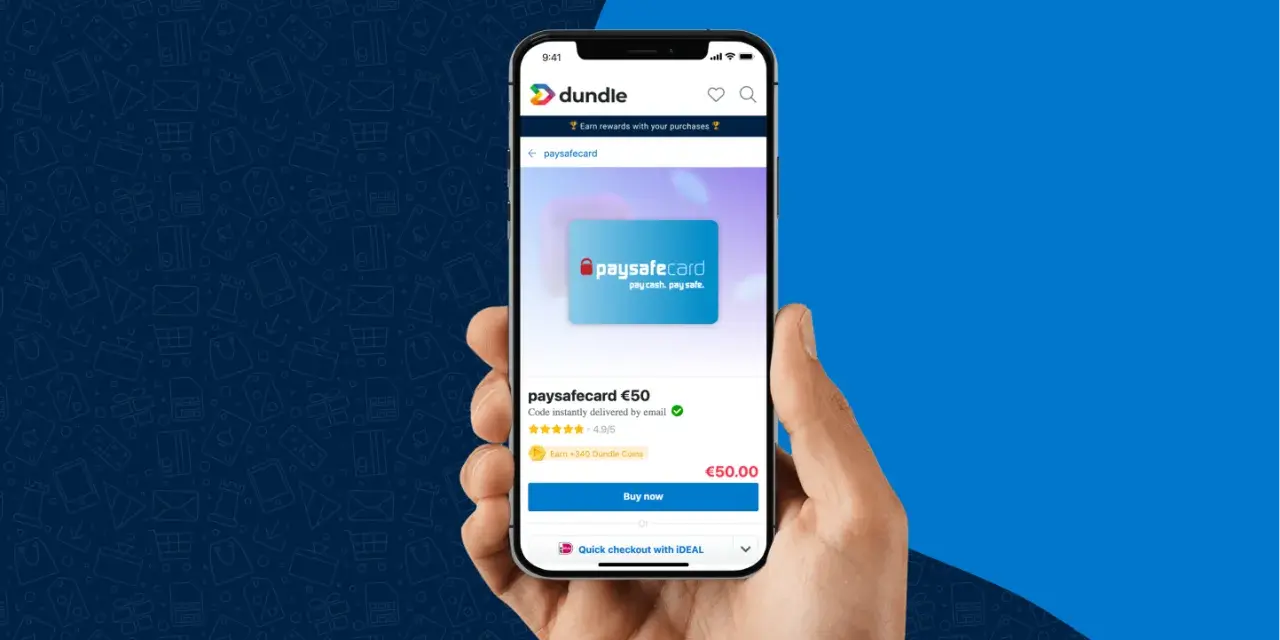 Kup paysafecard €50 na Dundle. Szybki kod na email. Gdzie kupić paysafecard? Tutaj!