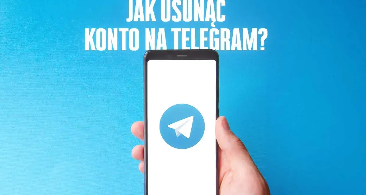 Chcesz wiedzieć, jak usunąć konto na Telegram? Na ekranie telefonu widać logo aplikacji.