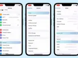 Jak odblokować iPhone? Zobacz, jak sprawdzić blokadę karty SIM w ustawieniach telefonu, przechodząc przez "Ogólne" do "Informacje" i "Blokada karty SIM".