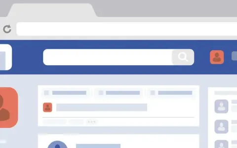 Ilustracja interfejsu Facebooka, pokazująca jak usunąć zdjęcie profilowe na FB. Widoczny pasek wyszukiwania i ikony użytkowników.