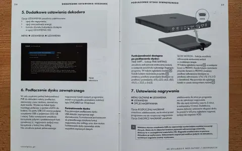 Jak włączyć Netflix na dekoderze nc+? Instrukcja opisuje dodatkowe ustawienia dekodera, podłączenie dysku zewnętrznego i ustawienia nagrywania.