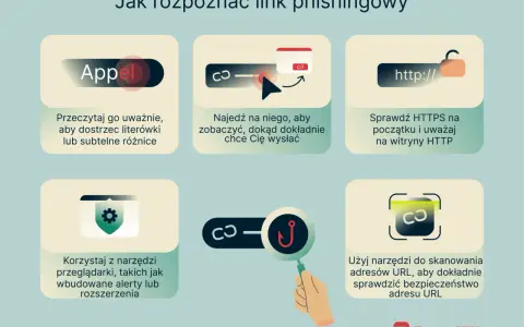 Jak rozpoznać phishing co to? Uważnie czytaj linki, sprawdzaj HTTPS, najedź na nie, by zobaczyć cel, używaj narzędzi przeglądarki i skanerów URL.