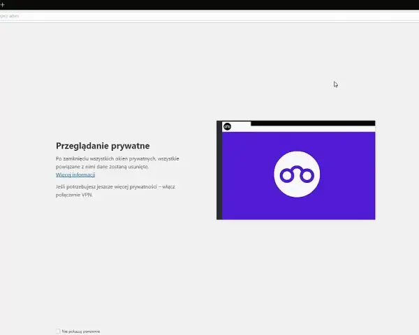 Opera GX: Tryb prywatny (incognito) jak włączyć i co daje?