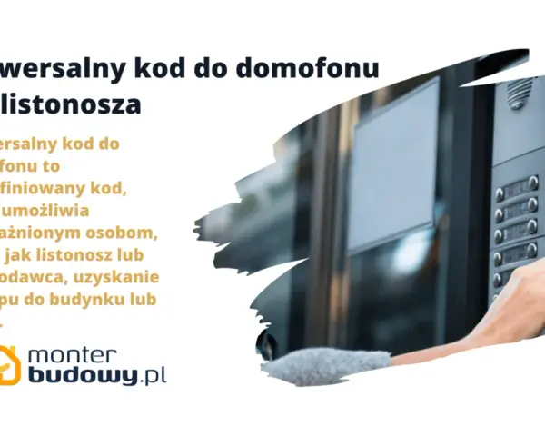 Dłoń naciska przycisk domofonu.