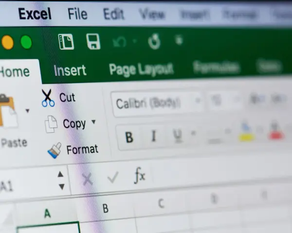 Widok ekranu Excel z opcjami edycji, takimi jak "Wytnij" i "Kopiuj", ułatwiającymi blokowanie komórek Excel.