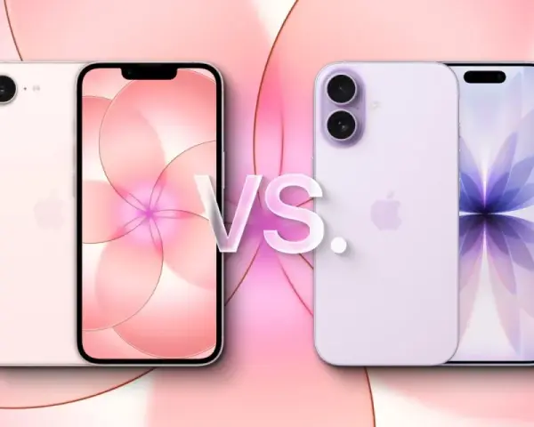 Różowe i fioletowe iPhone'y obok siebie, porównanie modeli. Jaki jest najnowszy iPhone?