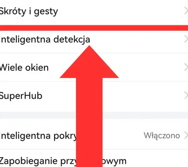 Ustawienia telefonu: "Skróty i gesty" to miejsce, gdzie znajdziesz informacje, jak zrobić screena na telefonie.
