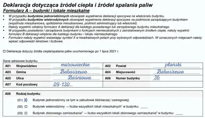 CEEB panel użytkownika deklaracje