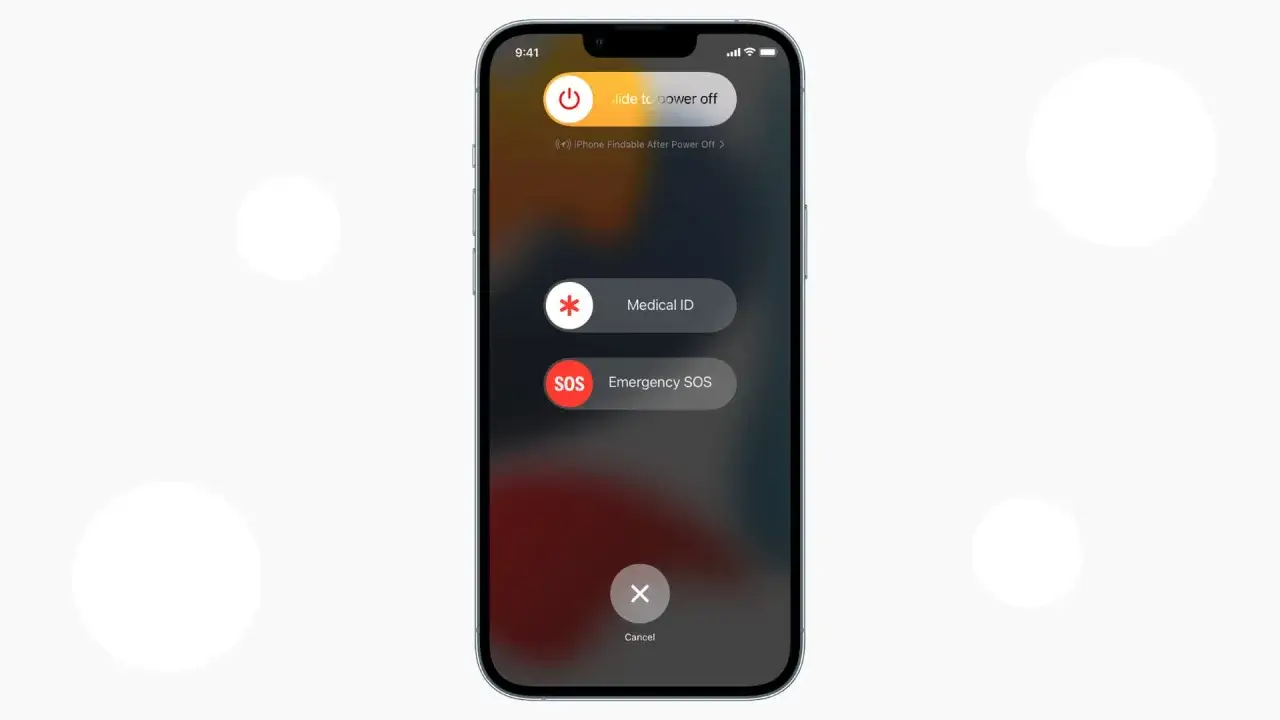 Ekran iPhone'a z opcją 