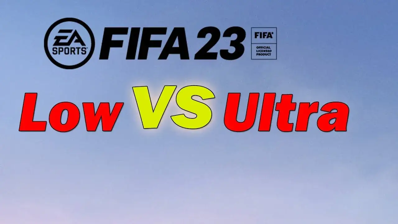 FIFA 23 porównanie grafiki niskie wysokie ustawienia