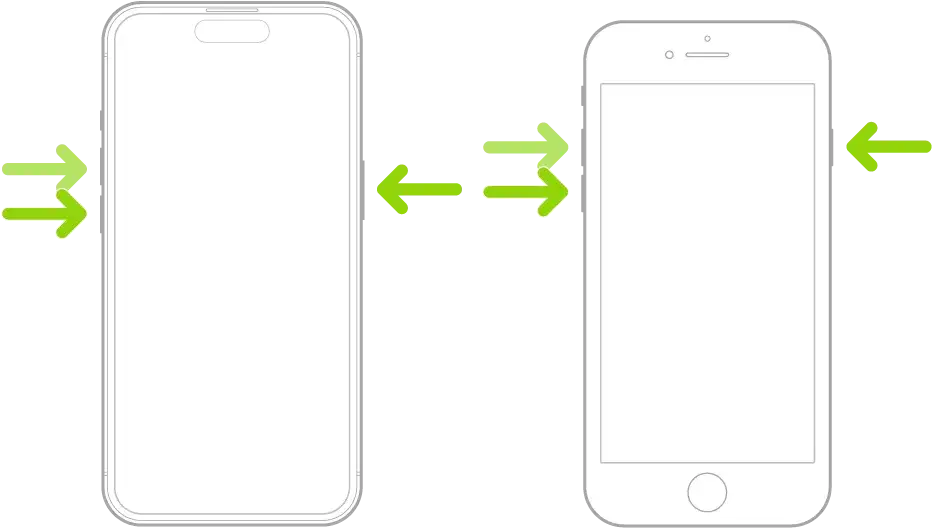 iPhone force restart guide / iPhone charging not turning on